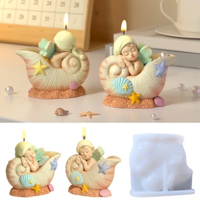 Conch Baby Silicone Molds Mould Plasters Mould Epoxy Resin Molds - Image 1 of 4