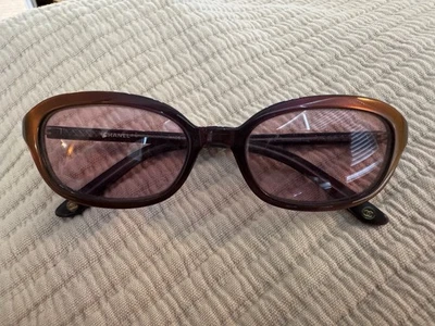 Authentic Chanel Pink Sunglasses – Made in Italy – CC Logo Temple Tips - Image 1 of 4