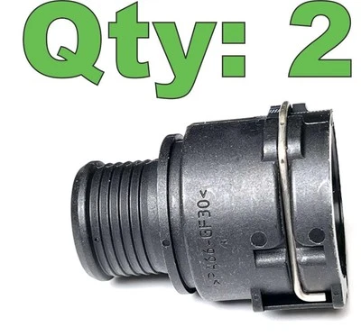 (2) Normaquick PS3 0702-701-9016 NW16 Coolant Hose Connector PA66-GF30 Nylon - Image 1 of 4