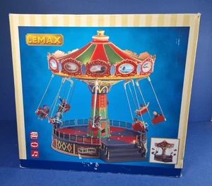 LEXMAX The Sky Swing Christmas Carousel Light Up With Music Display - BOXED - Picture 1 of 7