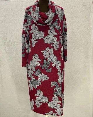 Glamour (ligero) Vestido Suéter Mujer Midi Talla 14W Precio de venta sugerido por el fabricante $80 Festivo Vacaciones Boho Foto 1 de 4