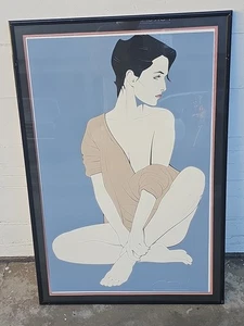 Patrick Nagel “Commemorative #4” 1984 Dumas Serigraph - Picture 1 of 4