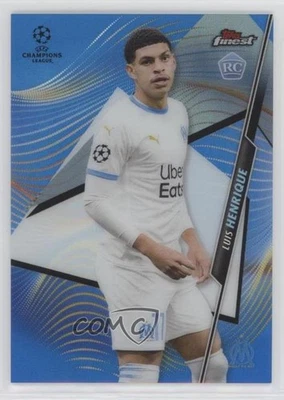 2020-21 Topps Finest UCL Blue Refractor /150 Luis Henrique #3 Rookie RC - Image 1 of 2