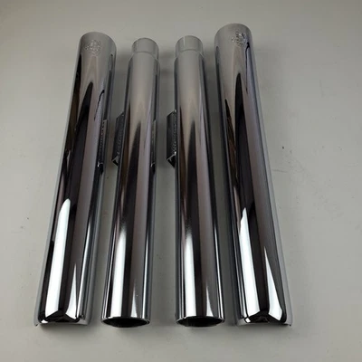 Vance & Hines Straightshots Exhaust Mufflers & Heat Shields 07-17 Harley Softail - Image 1 of 4