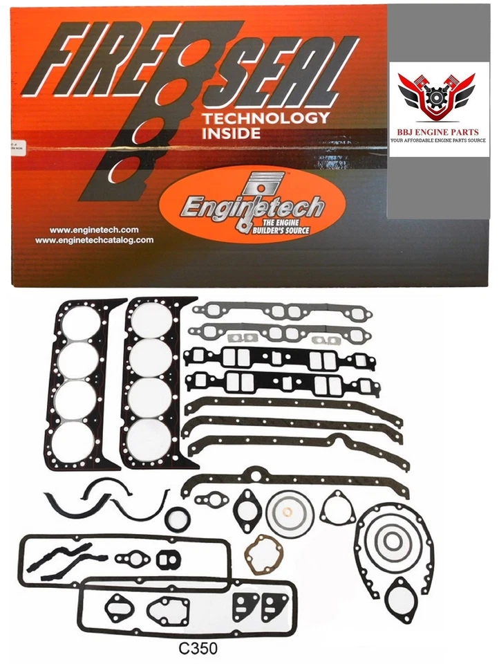 Chevrolet GMC SBC 283 307 327 350 5.7 1959–1985 Enginetech Rebuilder Gasket Set  - Image 1 of 3