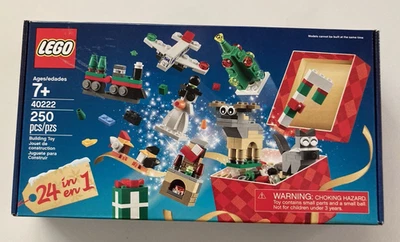 Lego 40222  Holiday 24 in 1 Builds New Sealed Retired 2016 - Image 1 of 4