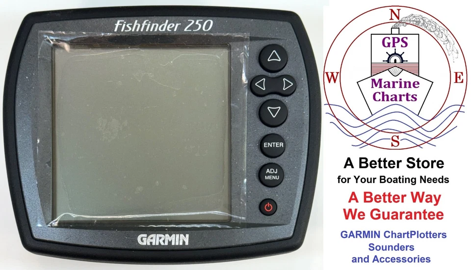 *NEW* GARMIN Fishfinder 250, Sonar Sounder FishFinder *NEW* - Image 1 of 4