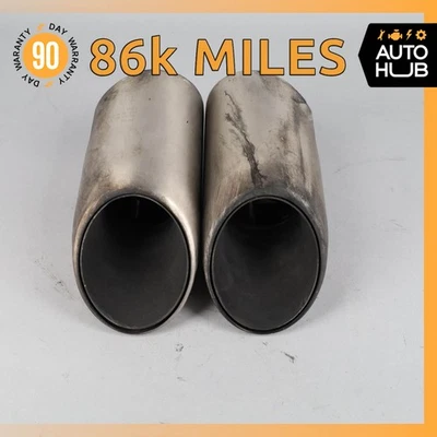 Juego de puntas silenciadoras silenciadores escape derecho Porsche Panamera 970 14-16 OEM 86k Foto 1 de 4