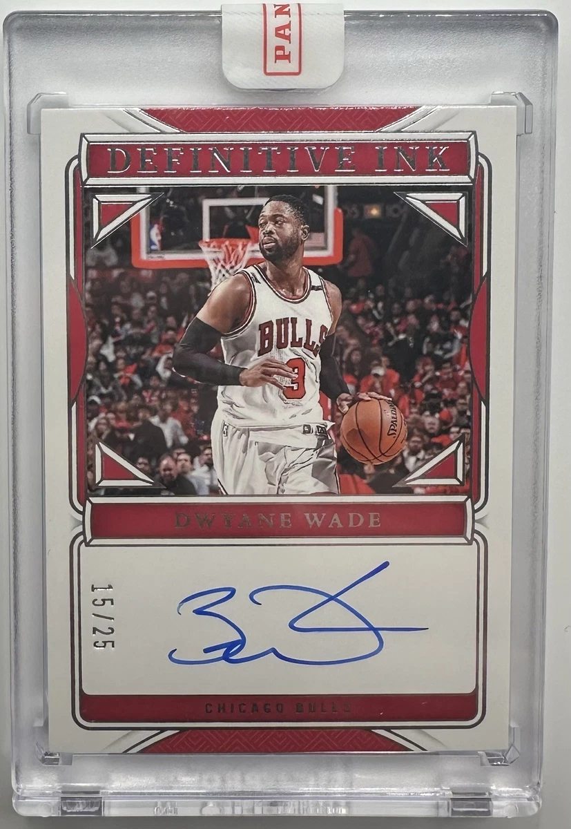 Dwyane Wade Panini Autographed Basketball Trading Cards