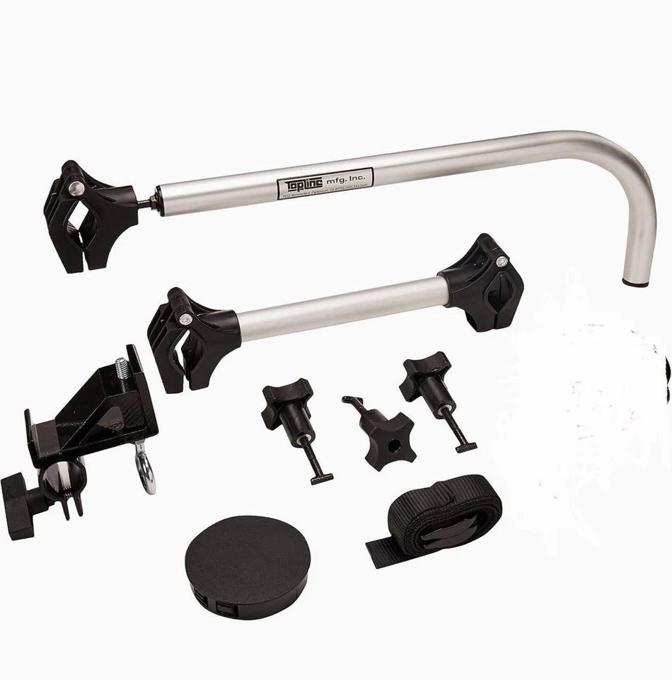 Topline Heavy Duty Premium Uni-Grip Truck Bed Bike Rack – Suporte para 2 bicicletas - Imagem 1 de 1