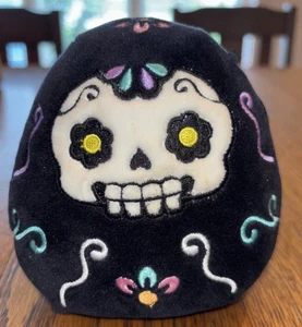 Squishmallow 4.5 - 5" Delfina Sugar Skull Day of the Dead Embroidered Plush - Picture 1 of 3