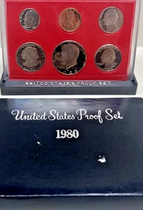 1980 S US Mint Proof Set - Picture 1 of 3