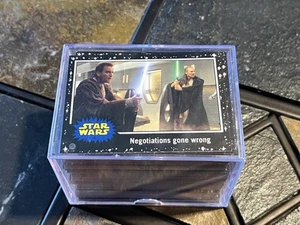 2015 Topps, Star Wars Journey to the Force Awakens, Black Set Complete, 1-110 - Picture 1 of 2