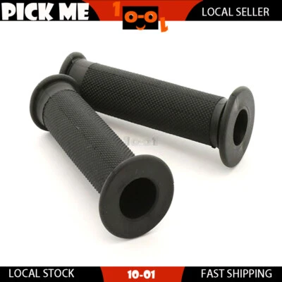 Pair 7/8'' 22mm Handlebar Grips Open End For Ducati Scrambler 1100 Special 2018 - Imagem 1 de 4