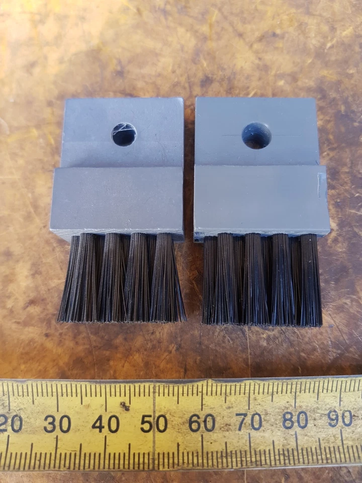 2X MINK-BURSTEN 30mm NYLON BRISTLE APPLICATOR BRUSHES - image 1 of 1