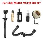 Chainsaw Oil Pump Worm Gear Fuel Hose Filter Kit For Stihl MS180 MS170 MS170