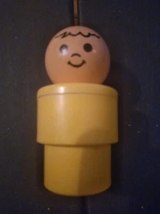 Vintage 1974 Fisher Price Toys Jumbo Little People Plastic Figure Toy - Picture 1 of 6