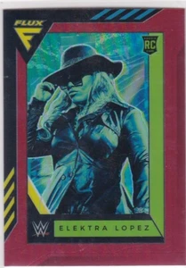 Elektra Lopez 2022 Panini Chronicles WWE Flux Red Prizm Rookie RC /199 - Picture 1 of 2