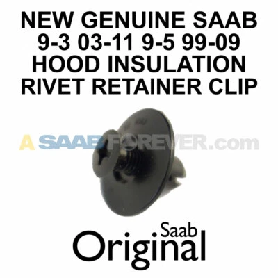 NUEVO SAAB 9-3 9-5 CAPÓ AISLAMIENTO REMACHE CLIP 93 03-11 95 99-09 92152041 Foto 1 de 3