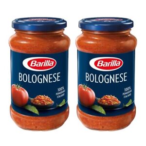 Barilla Ragu alla Bolognese 2 x 400g Tomato Pasta Sauce made with Beef & Pork