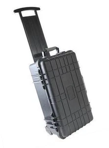 Tactical Wheeled/Rolling Case 22 Inch Black, Cubed Foam Protection, Equipment  - Picture 1 of 5
