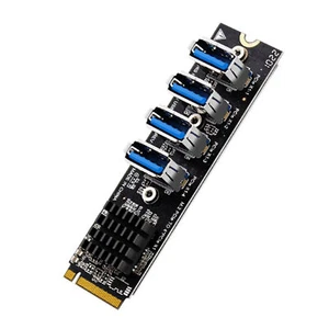 Pcie Slot Extender Pcie Expansion Card Speed M.2 to Pcie Usb3.0 for Desktop - Picture 1 of 10