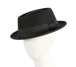 Sombrero pastel de cerdo de fieltro negro todas las tallas. Empresa familiar 100 % propiedad australiana PVP $79 - Imagen 1 de 7