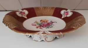 Große Porzellan Fuß Schale Tillowitz alt antik 33cm - Bild 1 von 8