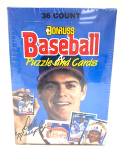 1988 Donruss Baseball Factory Sealed Wax Pack Box (36 packs) - Bild 1 von 5