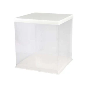 Clear 6in Acrylic Cake Box (6x6x6in) - Picture 1 of 1