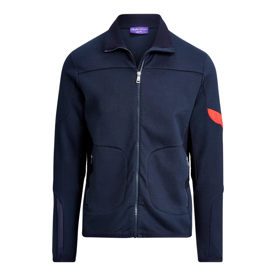 Chaqueta deportiva Ralph Lauren Purple Label RLX Performance azul marino absorbente doble punto Foto 1 de 2