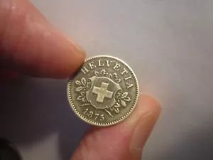 1875 SUIZA 10 RAPPEN - Imagen 1 de 9