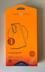 EFM Volta Case Armour Samsung Galaxy S24 Clear NEW Phone Cover D30 - Photo 1 sur 7