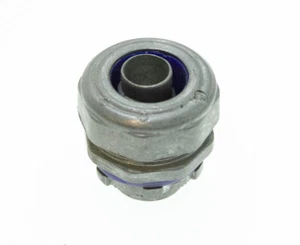 [Quantity 25] 3/8" Liquid Tight Multipiece Zinc Connector Uninsulated Straight - Picture 1 of 1