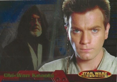 STAR WARS EVOLUTION P2  OBI WAN KENOBI PROMO CARD P2 BY TOPPS - Image 1 of 2