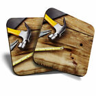 2 x Coasters - Awesome DIY Tools Builder Joiner Home Gift #16446