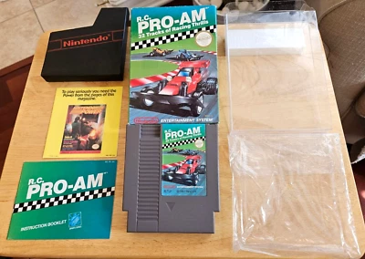 NES (CIB) - R.C. PRO-AM - (GREAT) COMPLETE Nintendo Game Box Manual, Case + MORE - Image 1 of 4