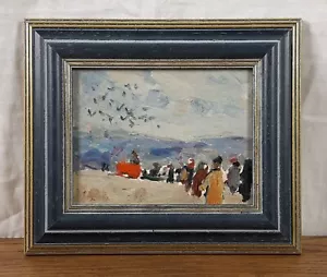 Originalgemälde, ukrainischer Künstler Maksimenko, Traktor, auf dem Feld, Landschaft - Bild 1 von 7