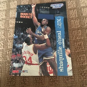 1995 Starting Lineup Shaquille O'Neal HOF Card Only - Picture 1 of 3