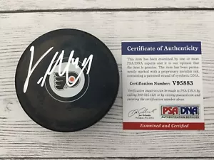 Vincent LeCavalier Signed Autographed Philadelphia Flyers Puck PSA DNA COA a - Picture 1 of 3