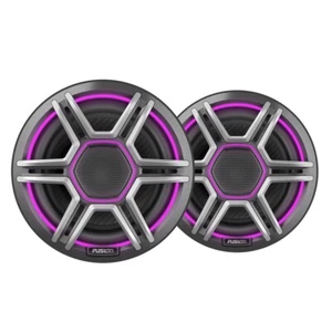 Fusion Apollo 6.5" LED Marine Speakers - Grey Grille - 010-02918-03 - Picture 1 of 10