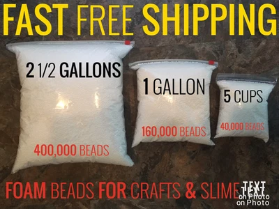 Polystyrene Foam Foam Balls for Slime Polystyrene DIY Gift Foam Beads - Image 1 of 4