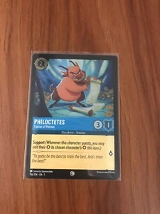 Disney Lorcana FOIL Philoctetes Trainer of Heroes Error/Errata Common 156/204 - Picture 1 of 2