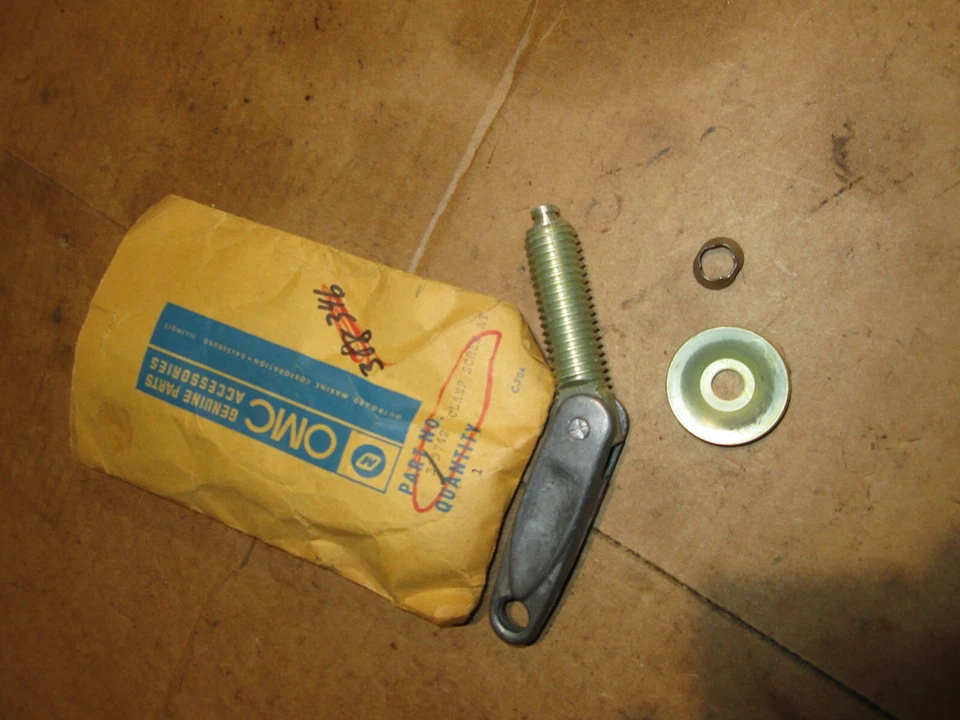 OMC BRP Johnson Evinrude OEM All Metal Transom Clamp Screw - Image 1 of 1