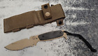 DPx Gear HEST 4 Expedition Knife 3.13" Blade Olive Drab Canvas Micarta USA