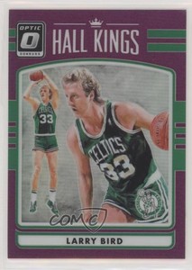 2016-17 Panini Donruss Optic Hall Kings Purple Prizm Larry Bird #30 HOF