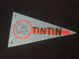 Fanion du journal Tintin PARFAIT ETAT - Picture 1 of 2