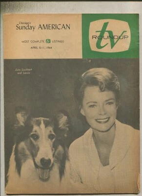 Chicago's Sunday American T.V. Roundup - Июнь Локхарт, Лесси, Джим Бэкус GN50 - Изображение 1 из 2