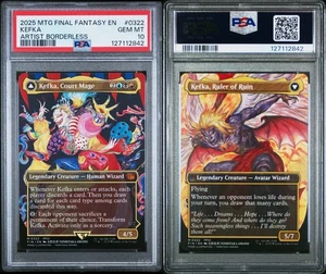 PSA 10 MTG FINAL FANTASY REG #0322 KEFKA, COURT MAGE/KEFKA, RULER OF RUIN 2025 - Picture 1 of 3