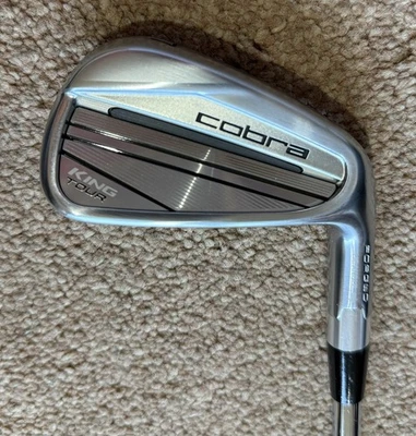 Cobra King Tour Forged 2023 7 Iron KBS S-Taper 120 Right Handed Golf Club - Image 1 of 4